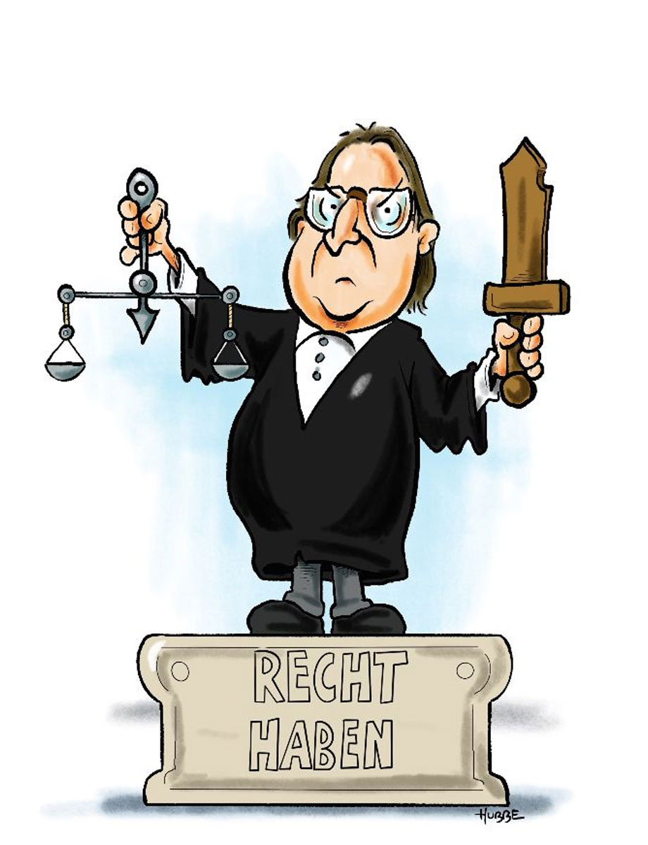 Lars Johansen - Karikatur: Phil Hubbe